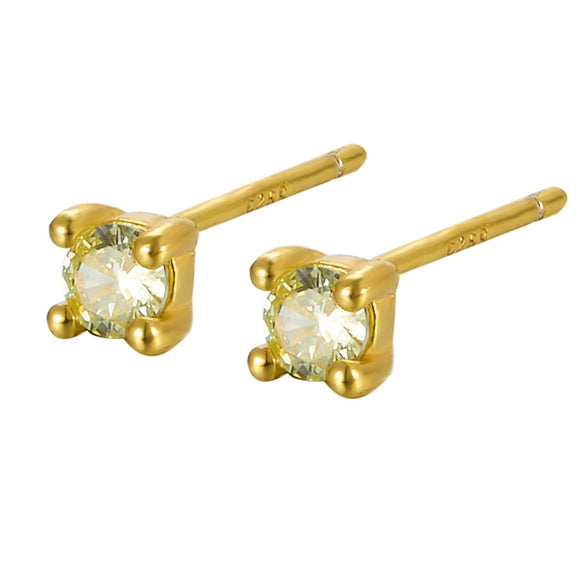 Wholesale S925 Sterling Silver Geometric Earhole Bone Nail Earrings With December Birthstone Electroplated For Men And Women