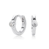 Wholesale S925 Sterling Silver Geometric Earrings Electroplated Simple Style Women's Jewelry