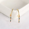 Wholesale S925 Sterling Silver Geometric Electroplated Earrings For Female