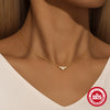 Wholesale S925 Sterling Silver Geometric Electroplated Elegant Collarbone Necklace For Women