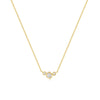 Wholesale S925 Sterling Silver Geometric Electroplated Elegant Collarbone Necklace For Women