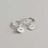 Wholesale S925 Sterling Silver Geometric Electroplated Lips Diamond Earrings For Women