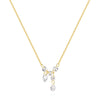 Wholesale S925 Sterling Silver Geometric Element Zircon Stitching Electroplated Fashion Clavicle Chain Necklace For Women
