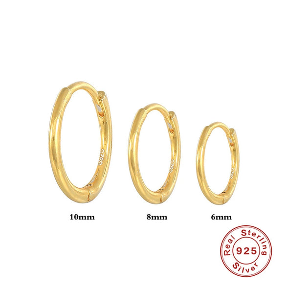 Wholesale S925 Sterling Silver Geometric Fashion Earring Set With Electroplating For Women