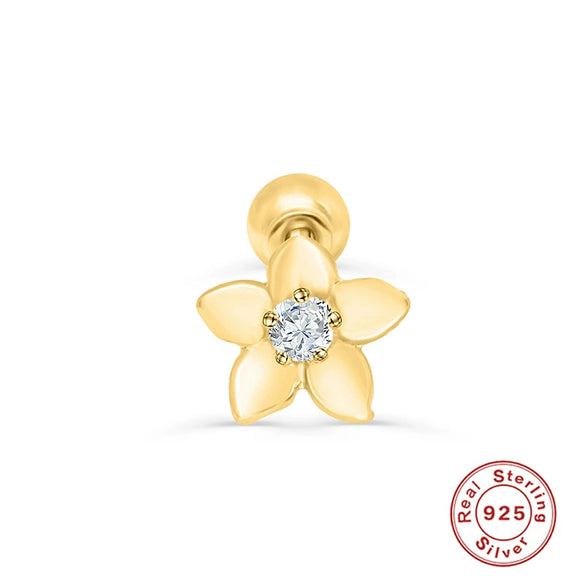Wholesale S925 Sterling Silver Geometric Fashion Ins Thread Stud Earrings With Single Diamond And Environmentally Friendly Electroplating For Women