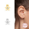 Wholesale S925 Sterling Silver Geometric Fashion Ins Thread Stud Earrings With Single Diamond And Environmentally Friendly Electroplating For Women