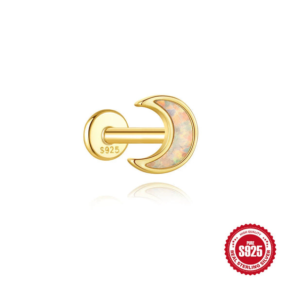 Wholesale S925 Sterling Silver Geometric Heart Earrings With Zircon Diamond And Environmentally Friendly Electroplating For Unisex