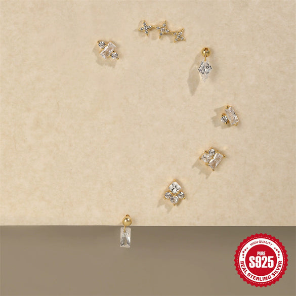 Wholesale S925 Sterling Silver Geometric High Round Ball Thread Piercing Ear Bone Nail With Environmentally Friendly Plating Ear Jewelry
