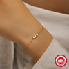 Wholesale S925 Sterling Silver Geometric Horse Eye Pendant Bracelet With Diamond Design Sense And Electroplating For Women