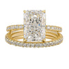 Wholesale S925 Sterling Silver Geometric Ice Flower Cut Zircon Set Ring For Women