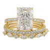 Wholesale S925 Sterling Silver Geometric Ice Flower Cut Zircon Set Ring For Women
