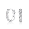 Wholesale S925 Sterling Silver Geometric Inlaid Zirconium Electroplated Light Luxury Style Earrings For Women