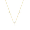 Wholesale S925 Sterling Silver Geometric Irregular Zircon Encrusted Clavicle Necklace With Electroplating Treatment And O Chain
