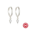 Wholesale S925 Sterling Silver Geometric Kite Stone Women's Earring With Simple And Creative Design