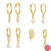 Wholesale S925 Sterling Silver Geometric Kite Stone Women's Earring With Simple And Creative Design
