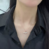 Wholesale S925 Sterling Silver Geometric Mermaid Tail Necklace For Women