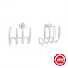 Wholesale S925 Sterling Silver Geometric Minimalist Stud Earrings With Electroplating