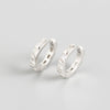Wholesale S925 Sterling Silver Geometric Octagonal Rectangular Electroplated Earrings