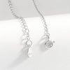 Wholesale S925 Sterling Silver Geometric Owl Pendant Necklace For Women