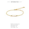 Wholesale S925 Sterling Silver Geometric Pearl Bracelet For Women With Electroplating Minimalist And Elegant Design