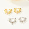 Wholesale S925 Sterling Silver Geometric Punk Pointed Ear Ring With Seiko Design
