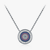 Wholesale S925 Sterling Silver Geometric Retro Luxury Electroplated Women's Clavicle Necklace