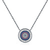 Wholesale S925 Sterling Silver Geometric Retro Luxury Electroplated Women's Clavicle Necklace