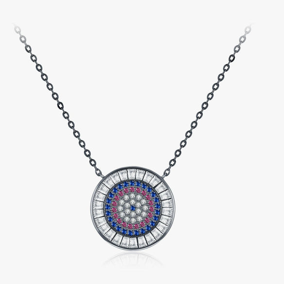 Wholesale S925 Sterling Silver Geometric Retro Luxury Electroplated Women's Clavicle Necklace