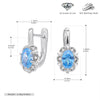 Wholesale S925 Sterling Silver Geometric Retro Style Electroplated Earrings For Women