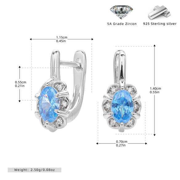 Wholesale S925 Sterling Silver Geometric Retro Style Electroplated Earrings For Women