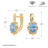 Wholesale S925 Sterling Silver Geometric Retro Style Electroplated Earrings For Women