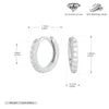 Wholesale S925 Sterling Silver Geometric Round Ear Buckle Set Electroplated Earrings For Women And Unisex