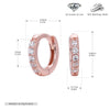 Wholesale S925 Sterling Silver Geometric Round Ear Buckle Set Electroplated Earrings For Women And Unisex