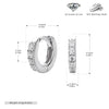 Wholesale S925 Sterling Silver Geometric Round Ear Buckle Set Electroplated Earrings For Women And Unisex