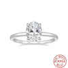 Wholesale S925 Sterling Silver Geometric Round Ring With Love Stars Design Retro Style Electroplated