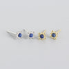 Wholesale S925 Sterling Silver Geometric Shape Electroplated Stacked Earrings