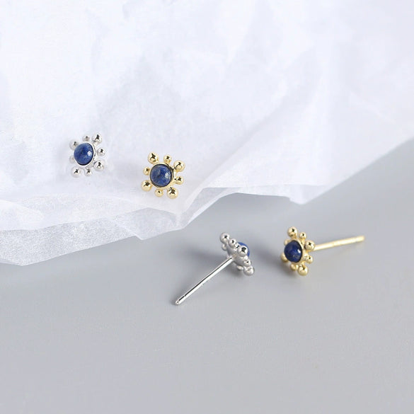 Wholesale S925 Sterling Silver Geometric Shape Electroplated Stacked Earrings
