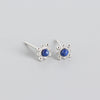 Wholesale S925 Sterling Silver Geometric Shape Electroplated Stacked Earrings
