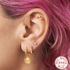 Wholesale S925 Sterling Silver Geometric Shell Pearl Malachite Dagger Earrings With Electroplating For Women