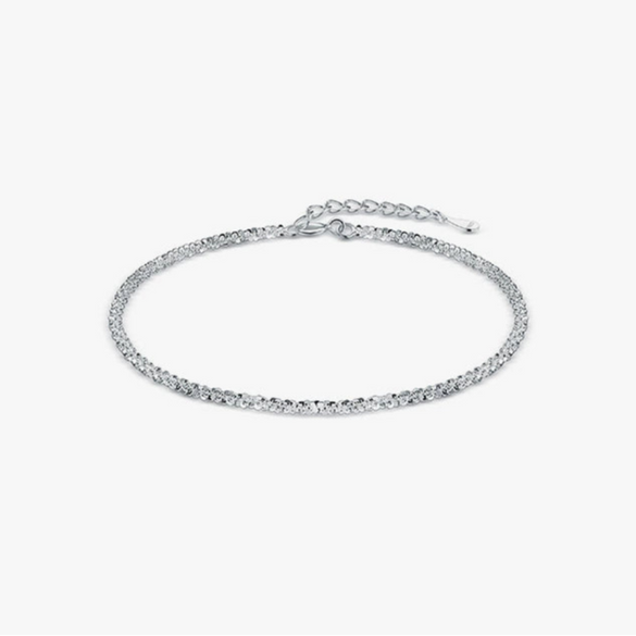 Wholesale S925 Sterling Silver Geometric Simple Bracelet For Women Seiko
