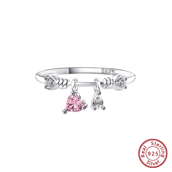 Wholesale S925 Sterling Silver Geometric Simple Style Women's Ring With Electroplating