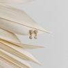 Wholesale S925 Sterling Silver Geometric Small Flower Earrings For Women Electroplated