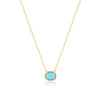 Wholesale S925 Sterling Silver Geometric Square O Chain Necklace With Electroplating For Women