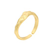 Wholesale S925 Sterling Silver Geometric Star And Moon Ring With Electroplating Adjustable Fashion Design