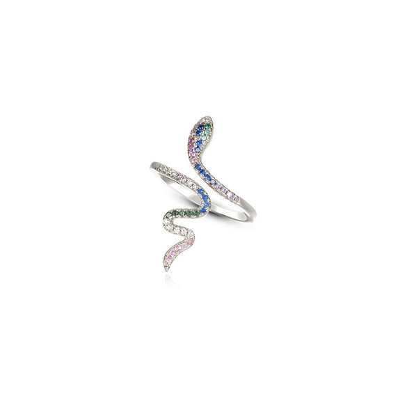 Wholesale S925 Sterling Silver Geometric Star And Moon Ring With Electroplating Adjustable Fashion Design