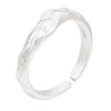 Wholesale S925 Sterling Silver Geometric Star And Moon Ring With Electroplating Adjustable Fashion Design