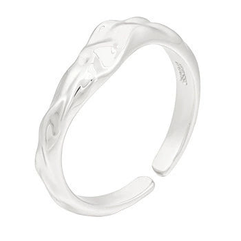 Wholesale S925 Sterling Silver Geometric Star And Moon Ring With Electroplating Adjustable Fashion Design