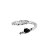 Wholesale S925 Sterling Silver Geometric Star And Moon Ring With Electroplating Adjustable Fashion Design