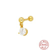 Wholesale S925 Sterling Silver Geometric Star Ear Nails For Women With Electroplating Ear Accessories