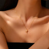 Wholesale S925 Sterling Silver Geometric Star Necklace For Women Light Luxury Design Electroplated